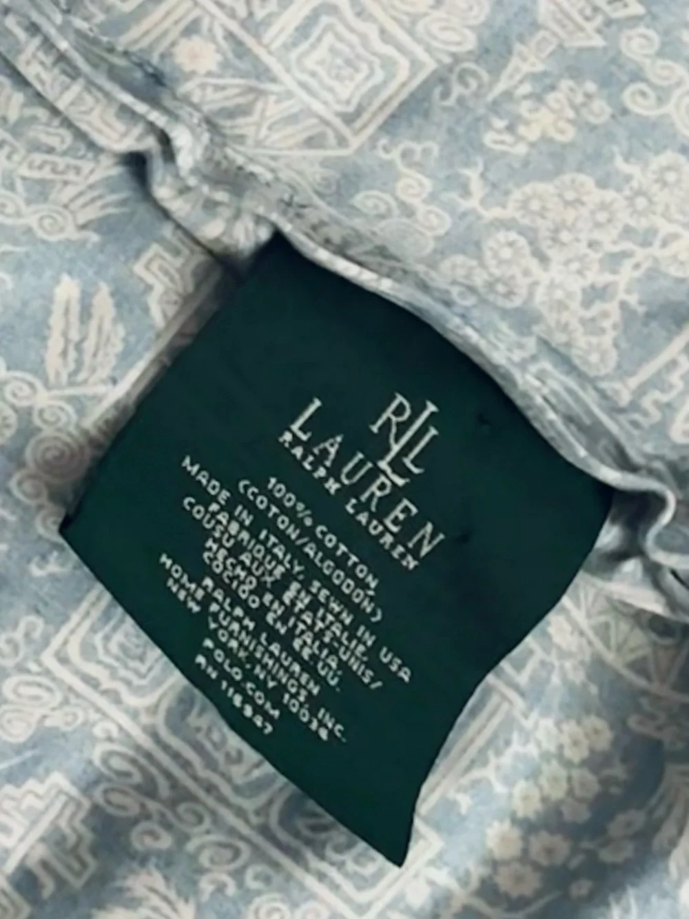 Vtg Ralph Lauren Indochine Pagoda King Comforter